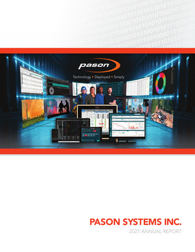 Thumbnail Pason Systems Annual Report 2021
