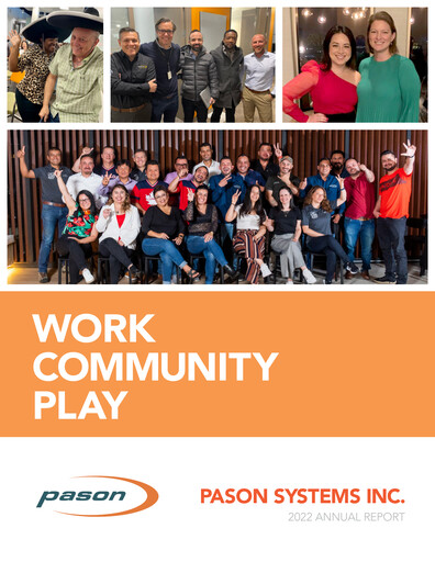 Thumbnail Pason Systems Annual Report 2022