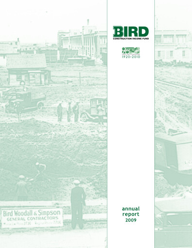 Thumbnail Bird Construction Annual Report 2009