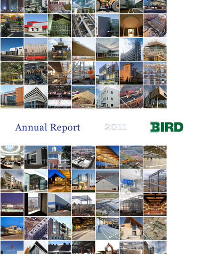 Thumbnail Bird Construction Annual Report 2011