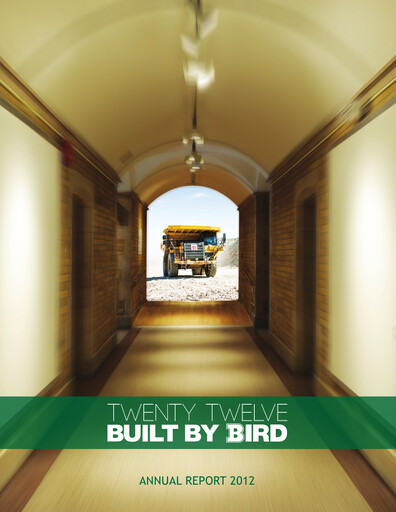Thumbnail Bird Construction Annual Report 2012