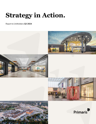 Thumbnail Primaris Real Estate Investment Trust Quarterly Report 2024-q3