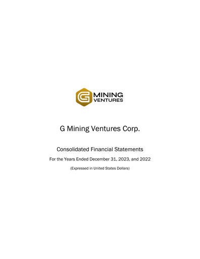 Thumbnail G Mining Ventures Financial Statement 2023