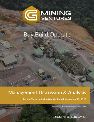 Thumbnail G Mining Ventures Quarterly Report 2025-q3