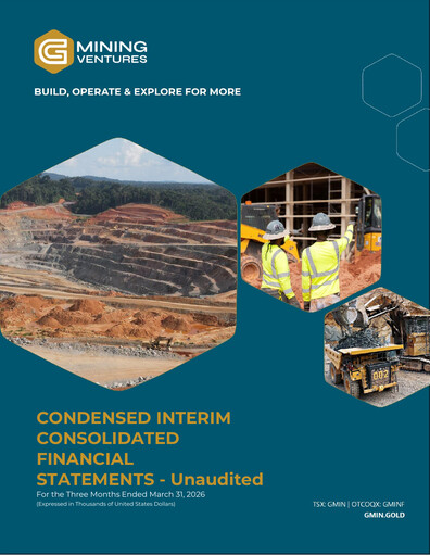 Thumbnail G Mining Ventures Quarterly Report 2026-q1