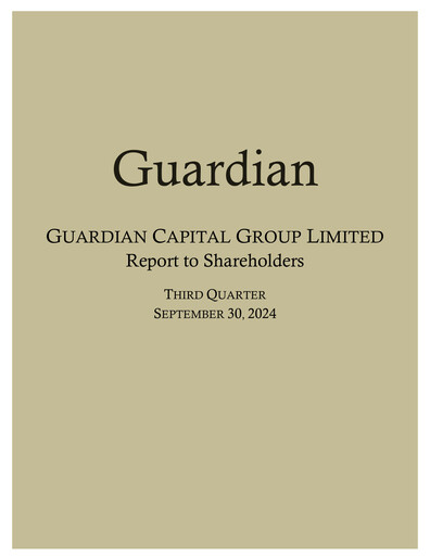 Thumbnail Guardian Capital Group Quarterly Report 2024-q3