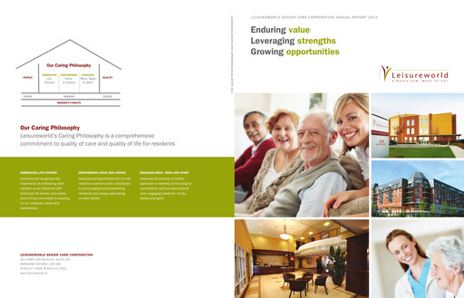Miniature Sienna Senior Living Rapport annuel 2011