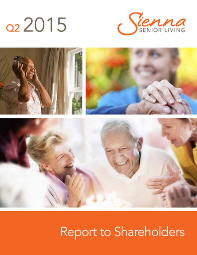 Vorschaubild Sienna Senior Living Quartalsbericht 2015-q2