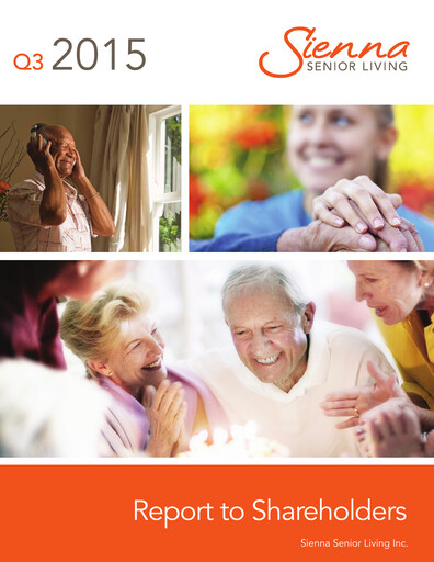 Vorschaubild Sienna Senior Living Quartalsbericht 2015-q3