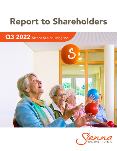 Vorschaubild Sienna Senior Living Quartalsbericht 2022-q3