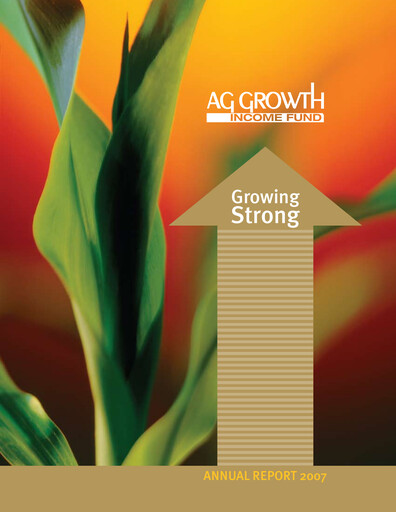 Vorschaubild Ag Growth International Jahresbericht 2007