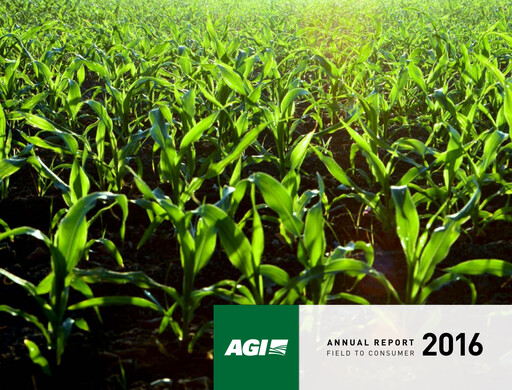Vorschaubild Ag Growth International Jahresbericht 2016