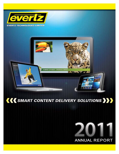 Miniature Evertz Technologies Rapport annuel 2011