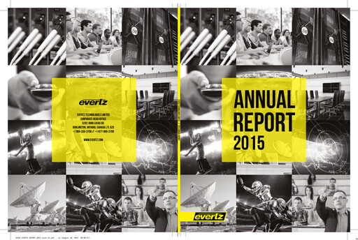 Miniature Evertz Technologies Rapport annuel 2015