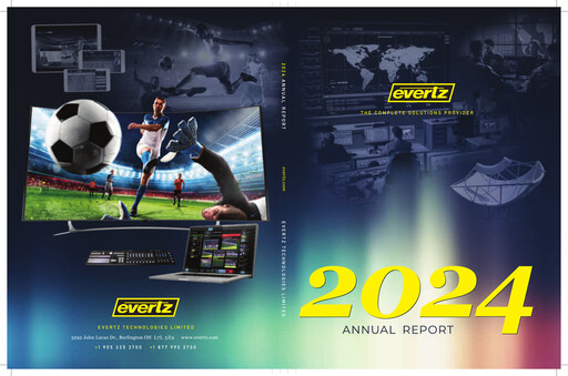 Miniature Evertz Technologies Rapport annuel 2024