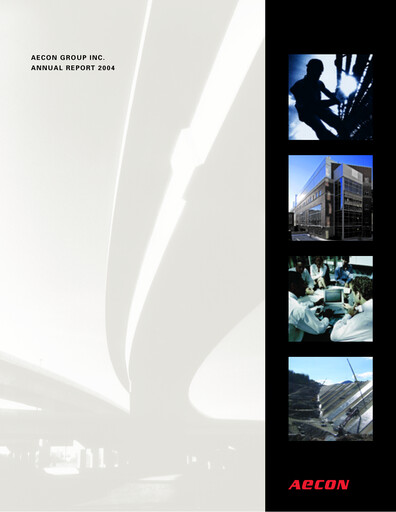 Thumbnail Aecon Group Annual Report 2004