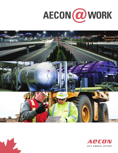 Thumbnail Aecon Group Annual Report 2012