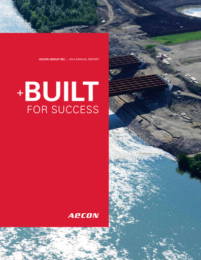 Thumbnail Aecon Group Annual Report 2014