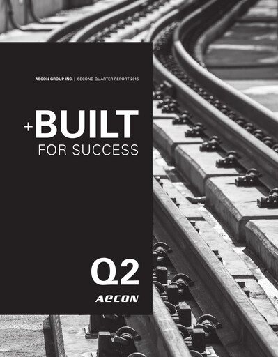 Thumbnail Aecon Group Quarterly Report 2015-q2