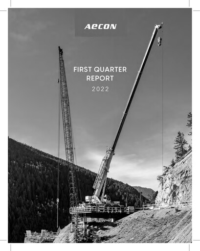 Thumbnail Aecon Group Quarterly Report 2022-q1