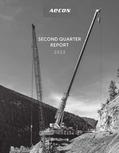 Thumbnail Aecon Group Quarterly Report 2022-q2