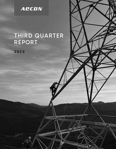 Thumbnail Aecon Group Quarterly Report 2023-q3