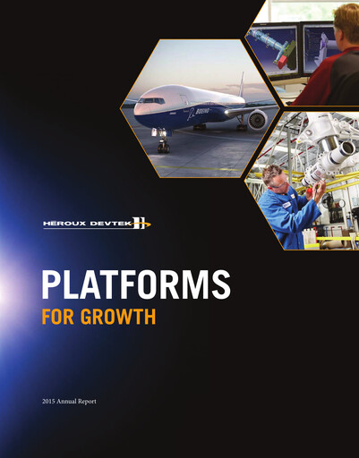 Vorschaubild Héroux-Devtek Jahresbericht 2015
