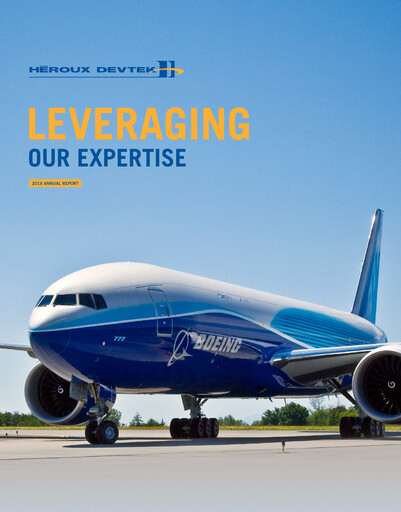 Vorschaubild Héroux-Devtek Jahresbericht 2016