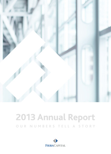Thumbnail Fiera Capital Annual Report 2013