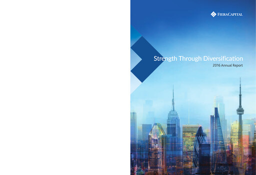 Thumbnail Fiera Capital Annual Report 2016