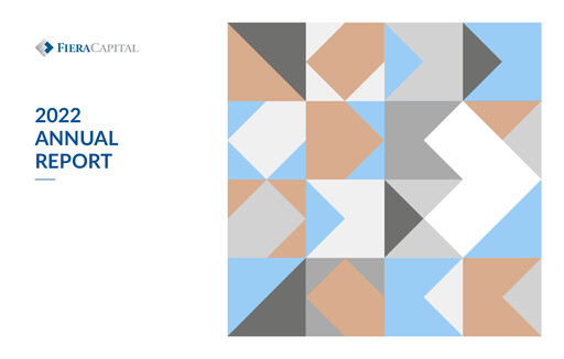Thumbnail Fiera Capital Annual Report 2022