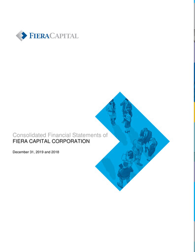 Thumbnail Fiera Capital Financial Statement 2019