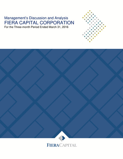 Thumbnail Fiera Capital Quarterly Report 2016-q1