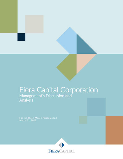 Thumbnail Fiera Capital Quarterly Report 2022-q1