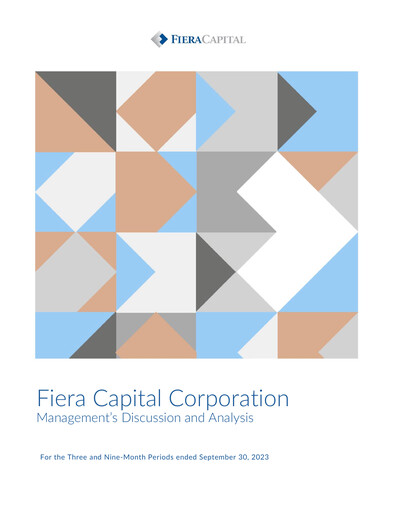 Thumbnail Fiera Capital Quarterly Report 2023-q3