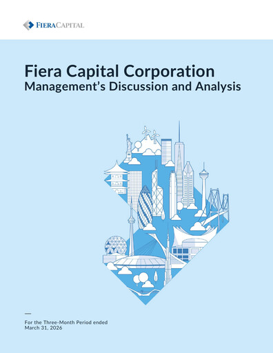 Miniature Fiera Capital Rapport trimestriel 2026-q1