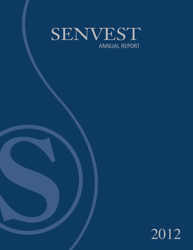 Thumbnail Senvest Capital Annual Report 2012