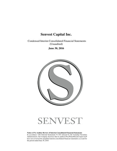 Thumbnail Senvest Capital Quarterly Report 2016-q2