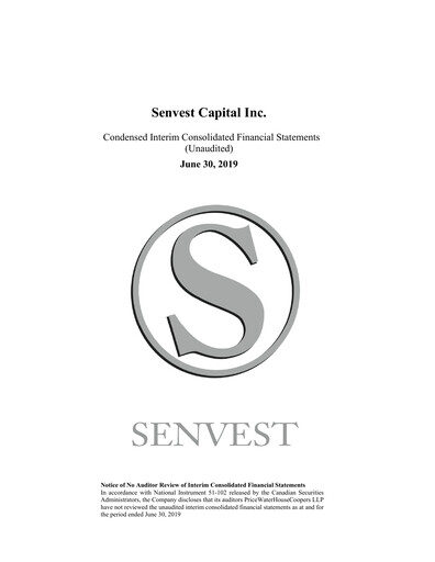Thumbnail Senvest Capital Quarterly Report 2019-q2