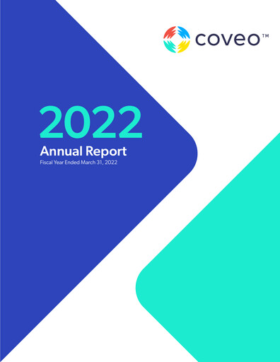 Thumbnail Coveo Solutions Annual Report fy2022