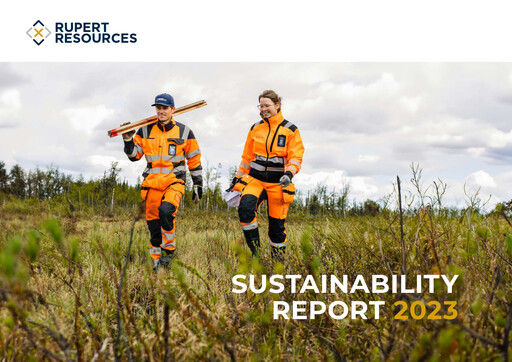 Thumbnail Rupert Resources Sustainability Report 2023