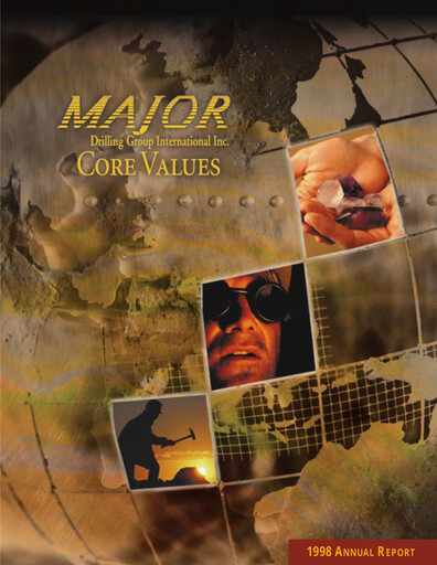 Thumbnail Major Drilling Group International Annual Report 1998