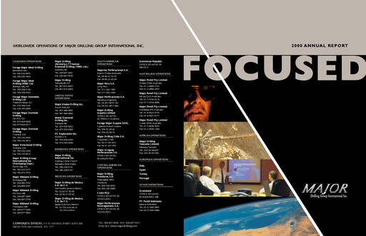 Thumbnail Major Drilling Group International Annual Report 2000