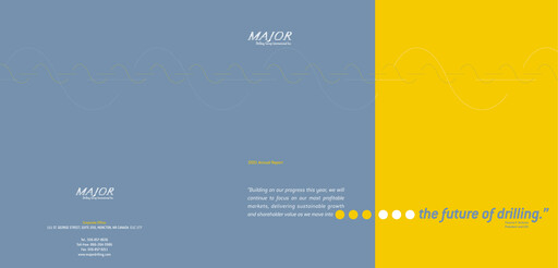 Thumbnail Major Drilling Group International Annual Report 2001