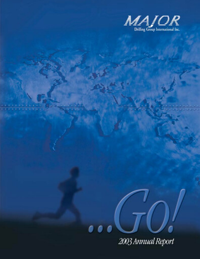 Thumbnail Major Drilling Group International Annual Report 2003