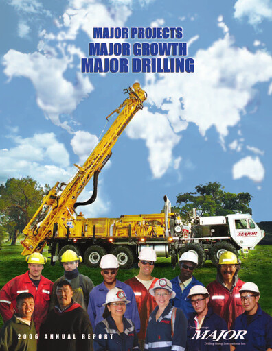 Thumbnail Major Drilling Group International Annual Report 2006