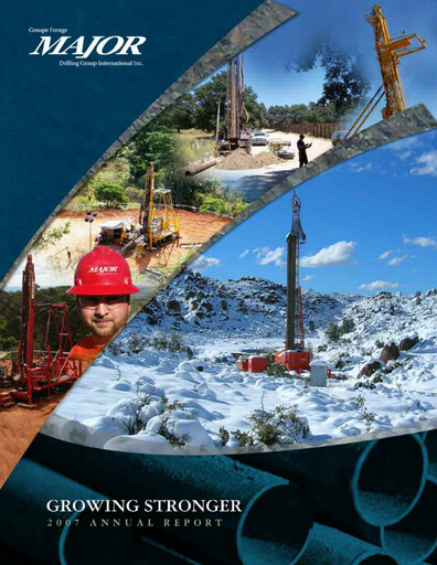 Thumbnail Major Drilling Group International Annual Report 2007