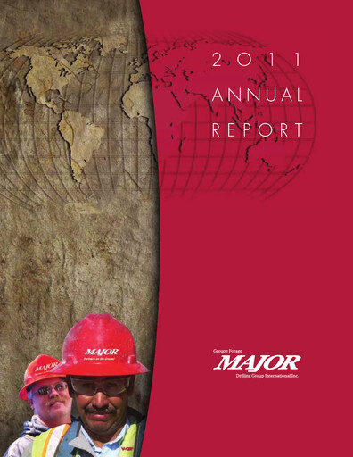 Thumbnail Major Drilling Group International Annual Report 2011