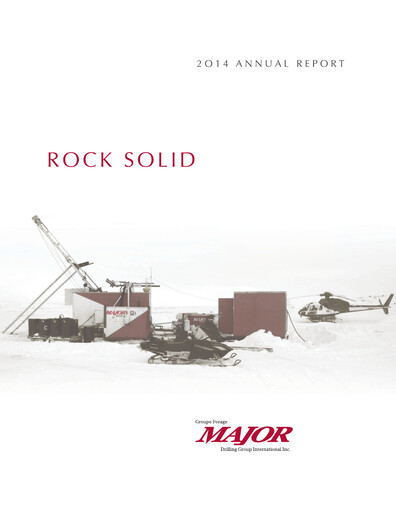 Thumbnail Major Drilling Group International Annual Report 2014