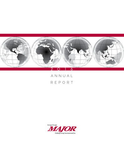 Thumbnail Major Drilling Group International Annual Report 2016